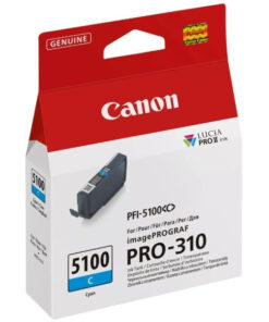 Alternative view of Canon PFI-5100 Γνήσιο Μελάνι Εκτυπωτή InkJet Κυανό (6953C001)