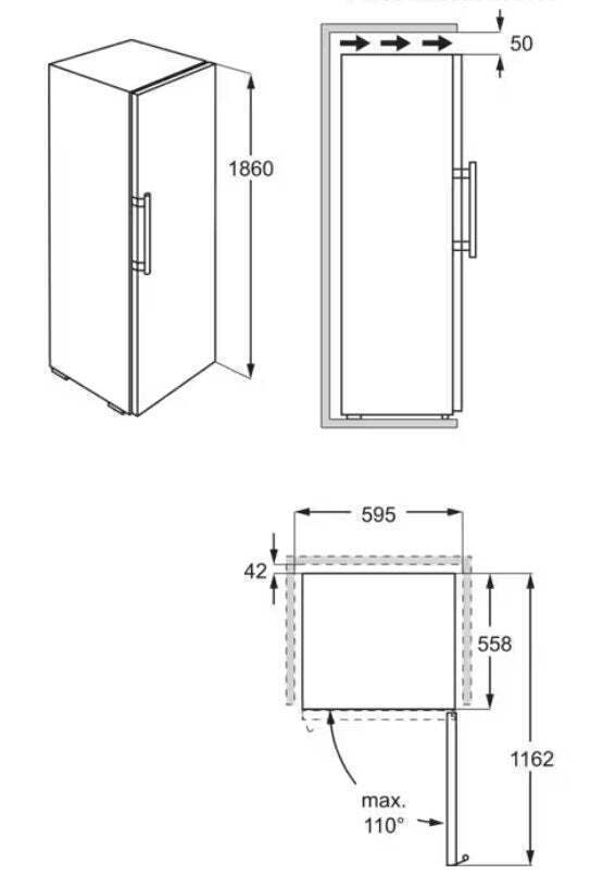 Electrolux Ψυγειοκαταψύκτης 367lt NoFrost Υ201xΠ59.5xΒ66.2εκ. Inox LNT7ME36G2 - Image 7