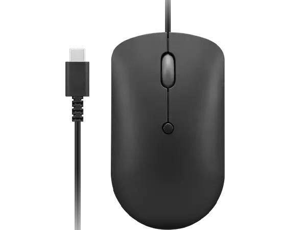 Lenovo 400 Ενσύρματο Ποντίκι Μαύρο - Image 2