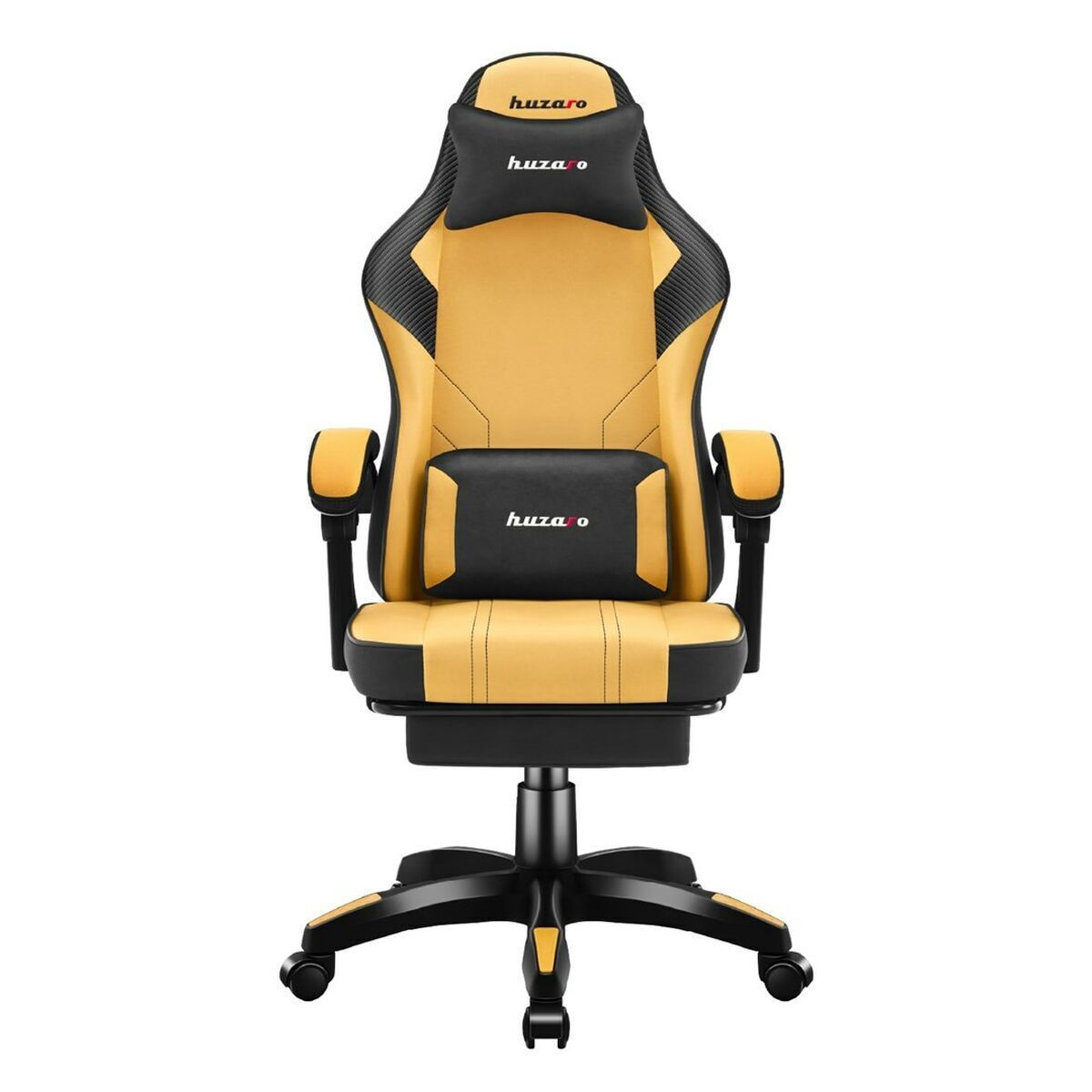 Huzaro HZ-FORCE 3.7 Καρέκλα Gaming Δερματίνης Κίτρινη - Image 2