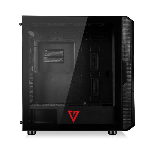 Modecom Amirani Gaming Midi Tower Κουτί Υπολογιστή με Πλαϊνό Παράθυρο Μαύρο - Image 6