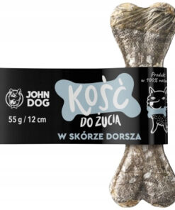 Cod Skin Chew Bone Cod Chew Toy Dog Treat John Dog 55 G/12 Cm