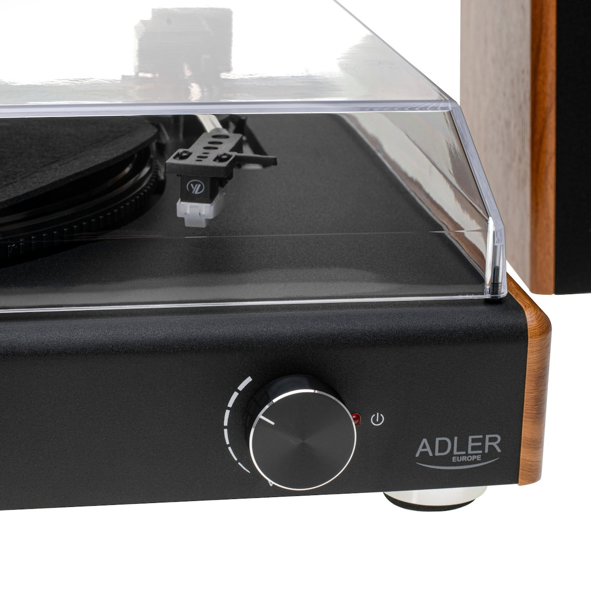 Adler AD-1915 AD 1915 Πικάπ με Belt Drive, Προενίσχυση και Ενσωματωμένα Ηχεία Καφέ - Image 2