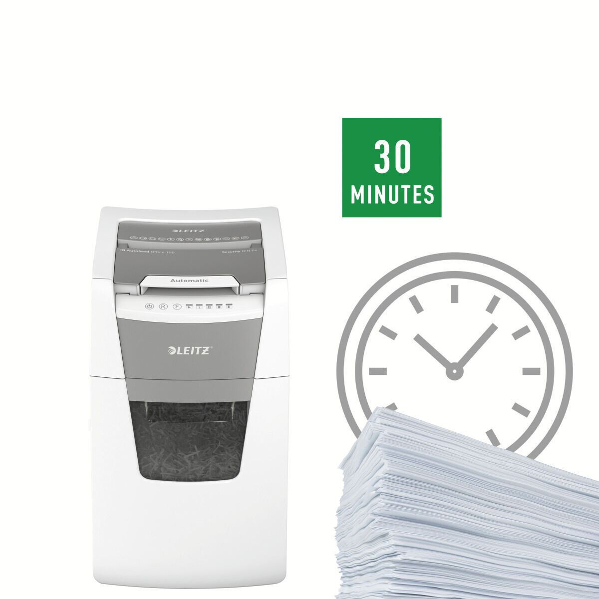 Leitz Καταστροφέας Εγγράφων Micro Cut 150 Φύλλων με Κάδο 44lt 80130000 - Image 8