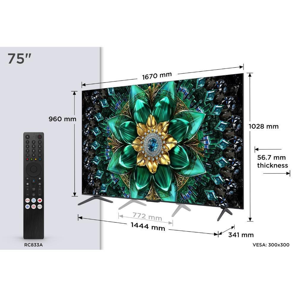 TCL Smart Τηλεόραση 75" 4K UHD Mini LED 75Q6C HDR (2025) - Image 5
