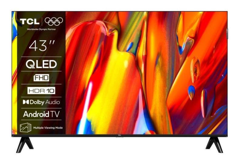 TCL Smart Τηλεόραση 43" Full HD QLED 43V5C HDR (2025)