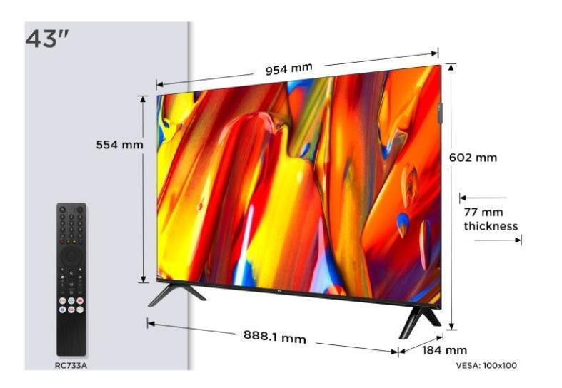TCL Smart Τηλεόραση 43" Full HD QLED 43V5C HDR (2025) - Image 11