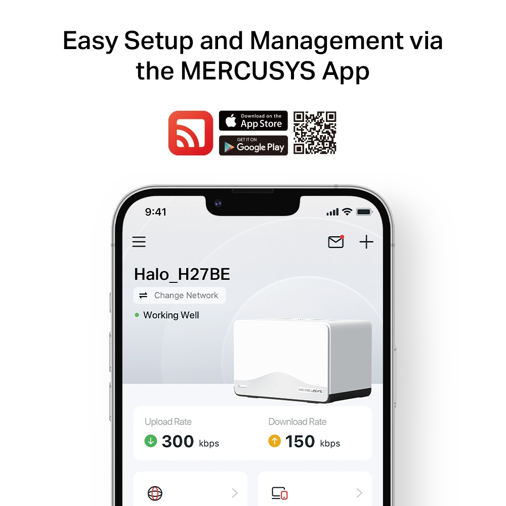 Mercusys Halo H27BE BE3600 WiFi Mesh Network - Image 4