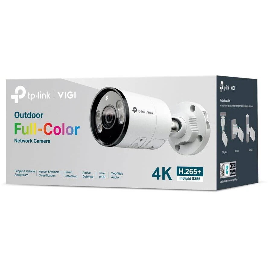 TP-LINK InSight S385 IP Κάμερα Παρακολούθησης 4K Αδιάβροχη με Αμφίδρομη Επικοινωνία και Φακό 2.8mm - Image 5