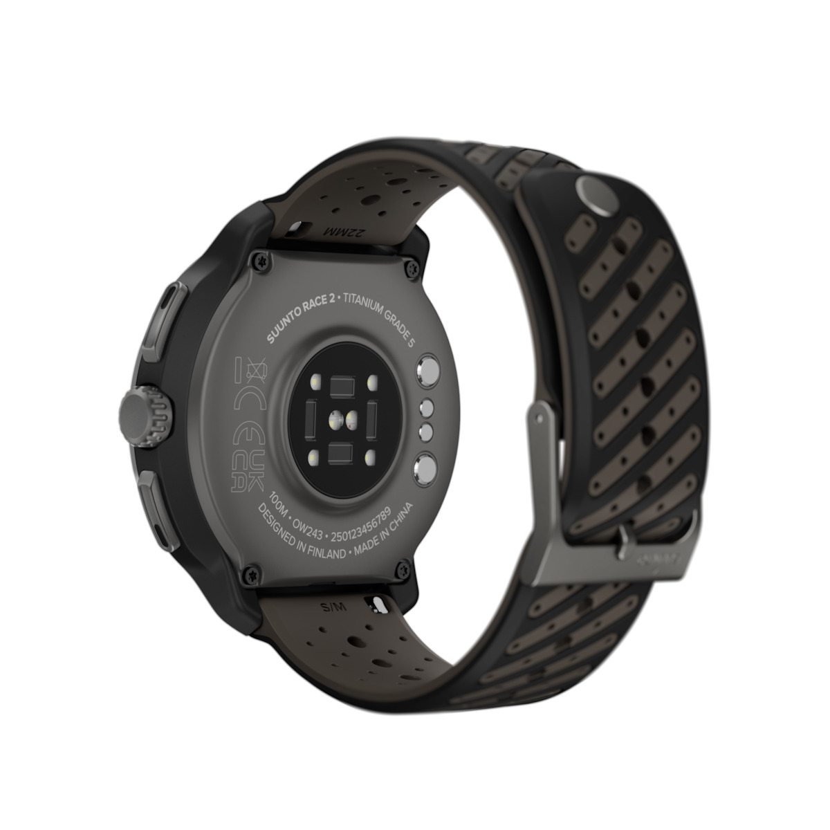 Suunto Race 2 Titanium 49mm Αδιάβροχο Smartwatch με Παλμογράφο (Titanium Black) - Image 6
