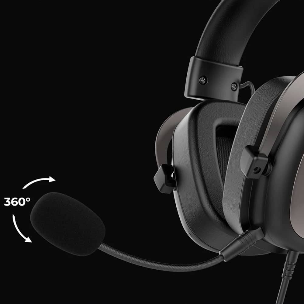 Havit H2002D Over Ear Gaming Headset με σύνδεση 3.5mm Red/White - Image 3