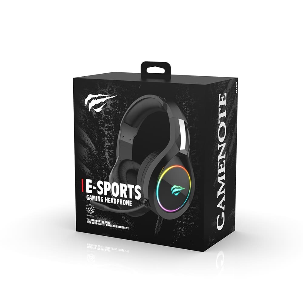 Havit H2002D Over Ear Gaming Headset με σύνδεση 3.5mm Red/White - Image 5