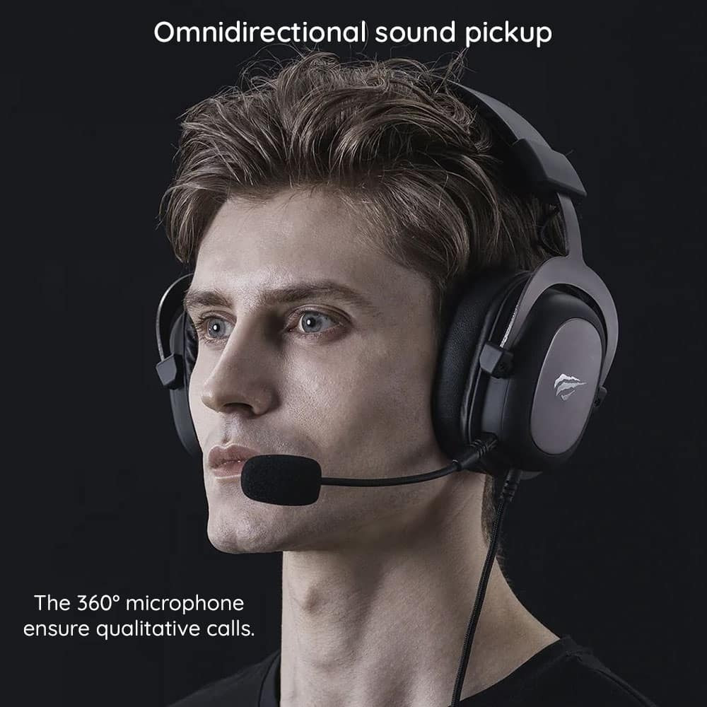 Havit H2002D Over Ear Gaming Headset με σύνδεση 3.5mm Red/White - Image 4