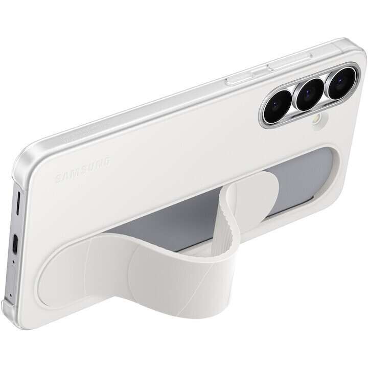 Samsung Standing Grip; Back Cover Σιλικόνης Λευκό (Galaxy S25 FE) EF-GS731CWEGWW - Image 3