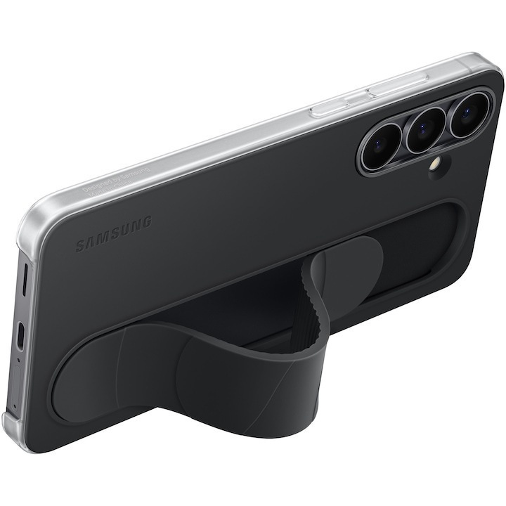 Samsung Standing Grip; Back Cover Σιλικόνης Μαύρο (Galaxy S25) EF-GS731CBEGWW - Image 3