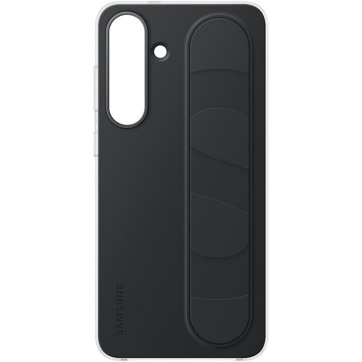 Samsung Standing Grip; Back Cover Σιλικόνης Μαύρο (Galaxy S25) EF-GS731CBEGWW - Image 4