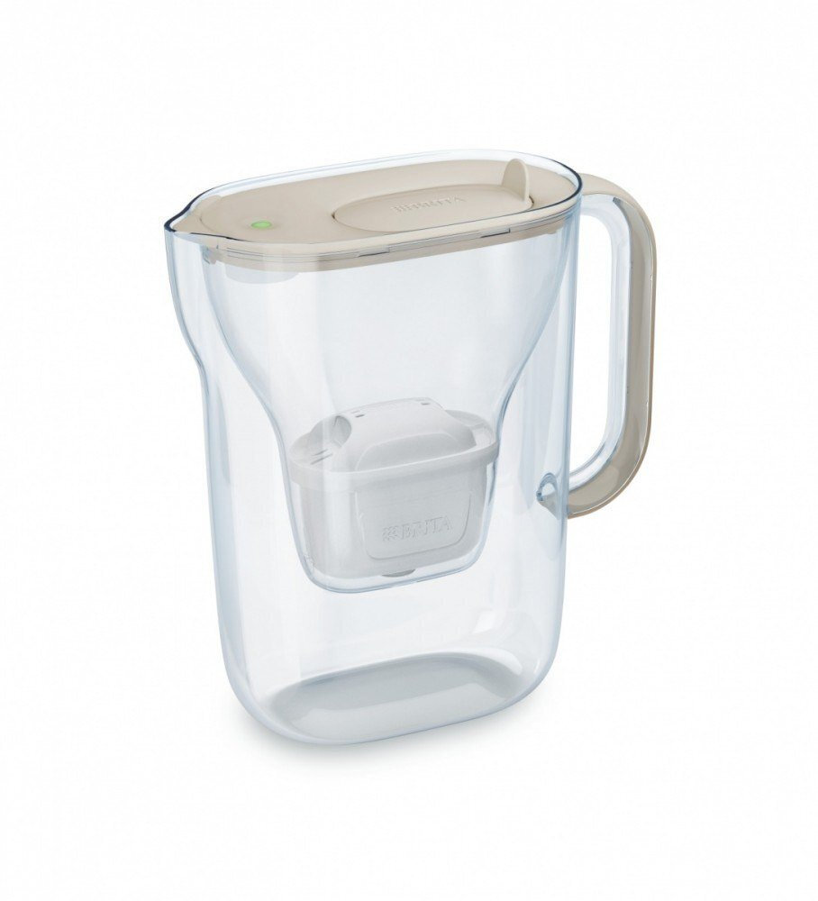 Brita Style Essential Κανάτα Σερβιρίσματος Πλαστική Sand με Φίλτρο 2400ml - Image 2