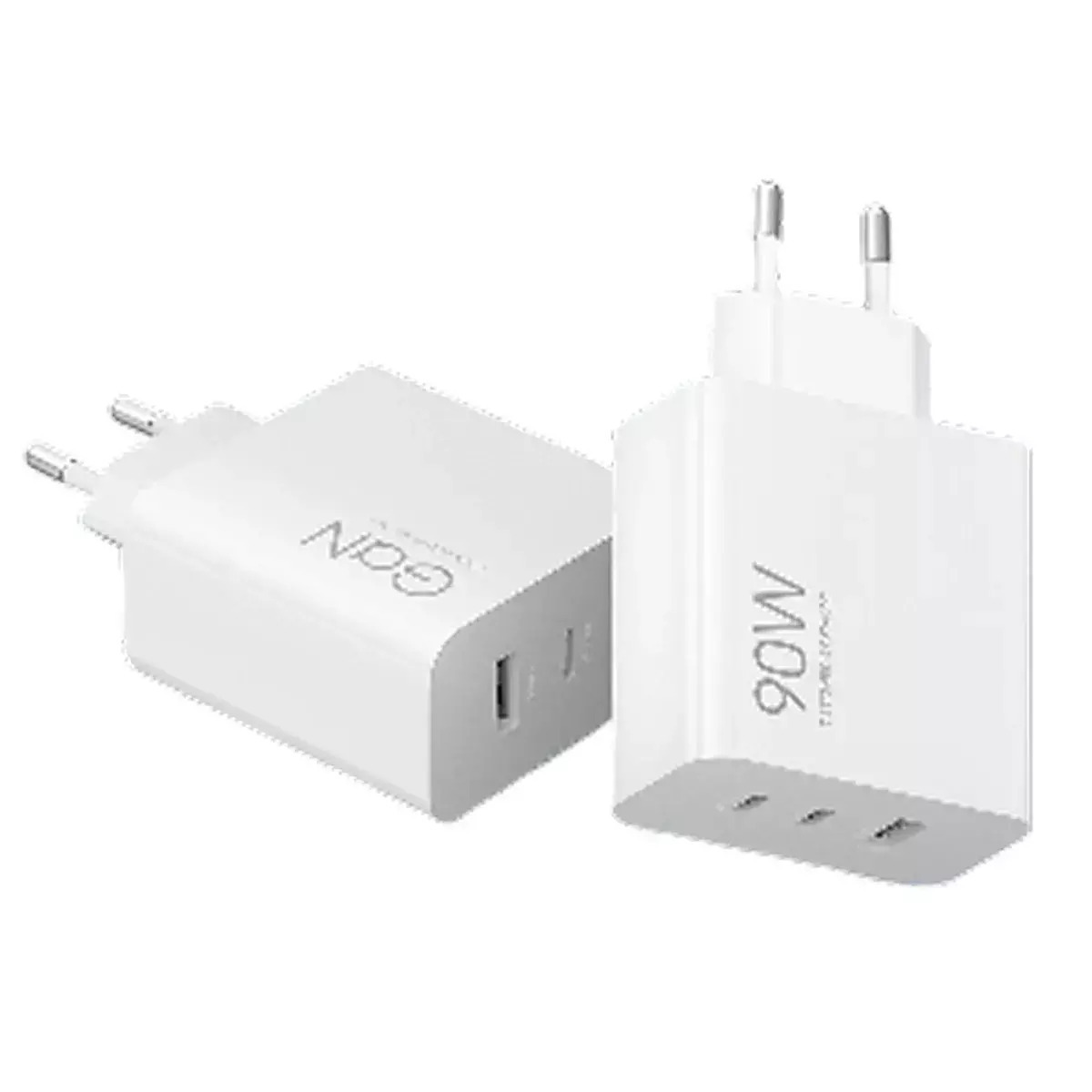 Xiaomi Φορτιστής Χωρίς Καλώδιο GaN με Θύρα USB-A και 2 Θύρες USB-C 90W Power Delivery Λευκός (HyperCharge) - Image 2