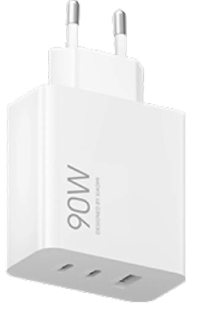 Xiaomi Φορτιστής Χωρίς Καλώδιο GaN με Θύρα USB-A και 2 Θύρες USB-C 90W Power Delivery Λευκός (HyperCharge) - Image 3