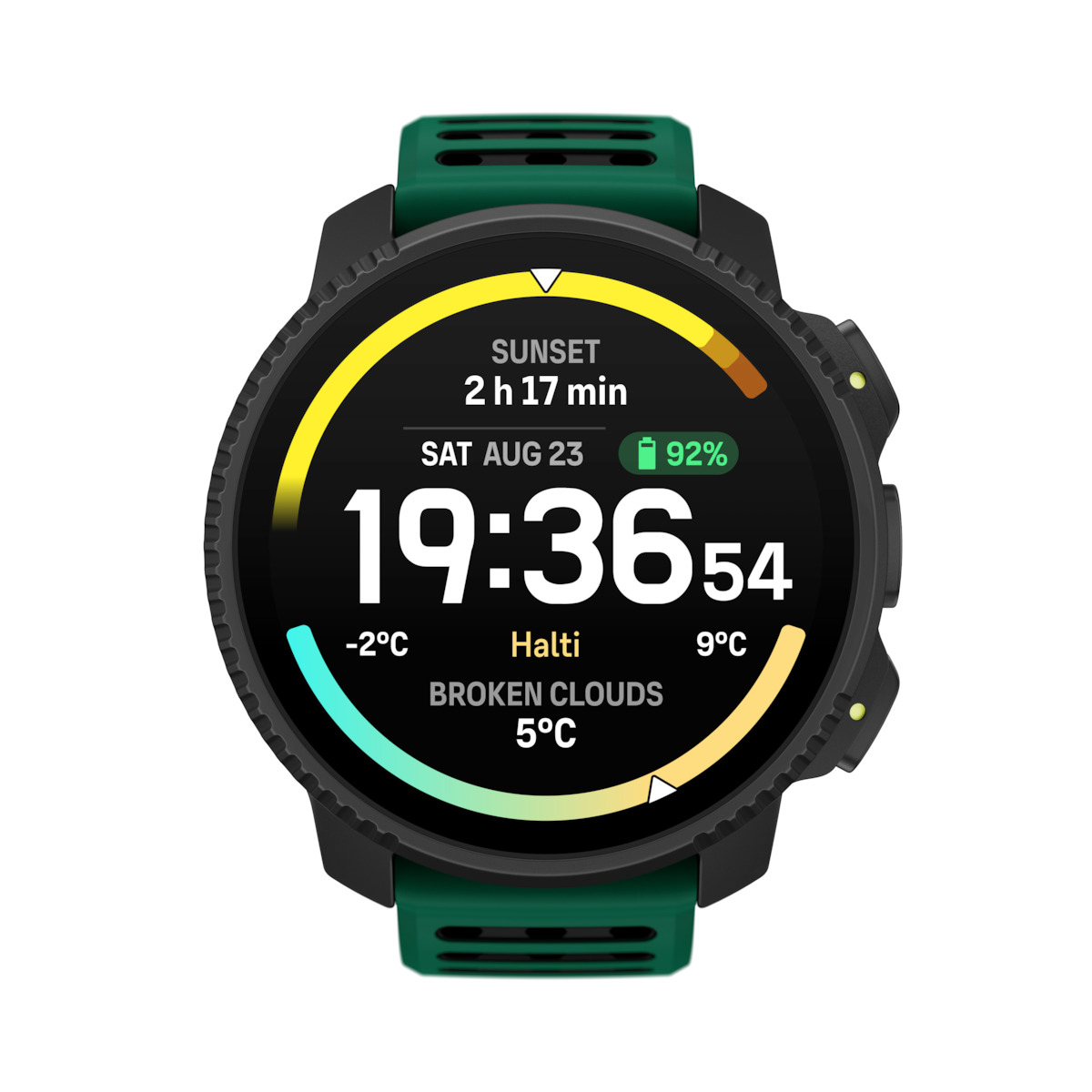 Suunto Vertical 2 48mm Αδιάβροχο Smartwatch με Παλμογράφο (Pine Green)