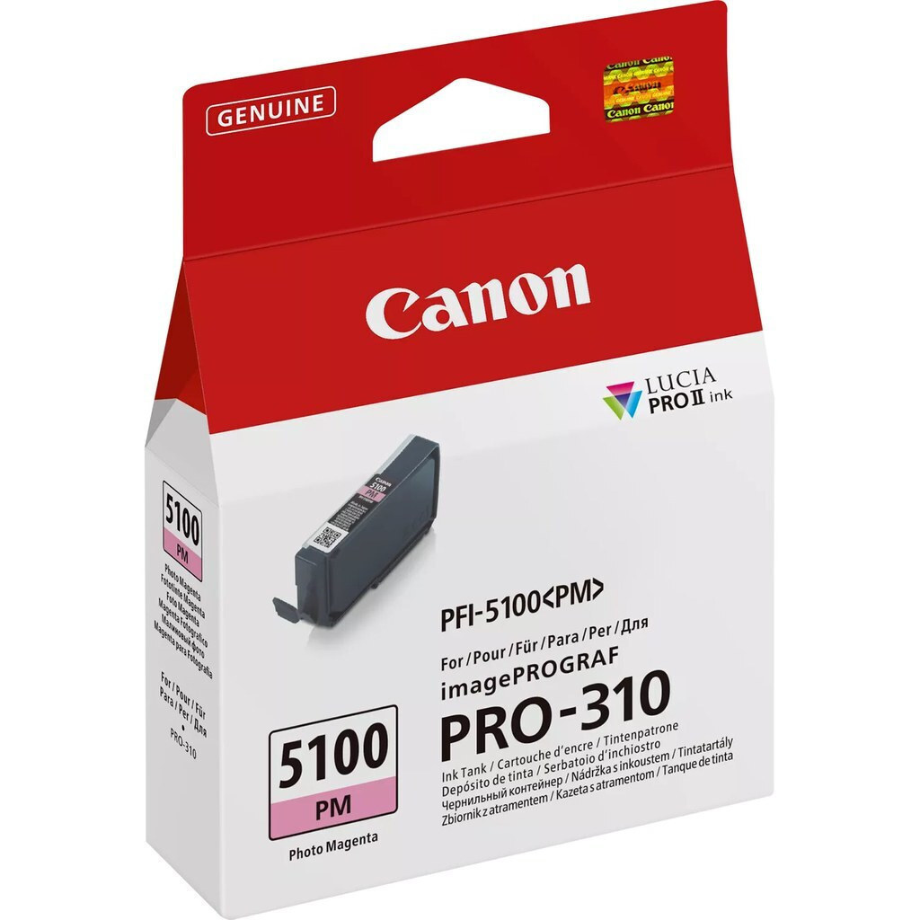 Canon PFI-5100 Γνήσιο Μελάνι Εκτυπωτή InkJet Photo Ματζέντα / Ματζέντα (6957C001) - Image 3