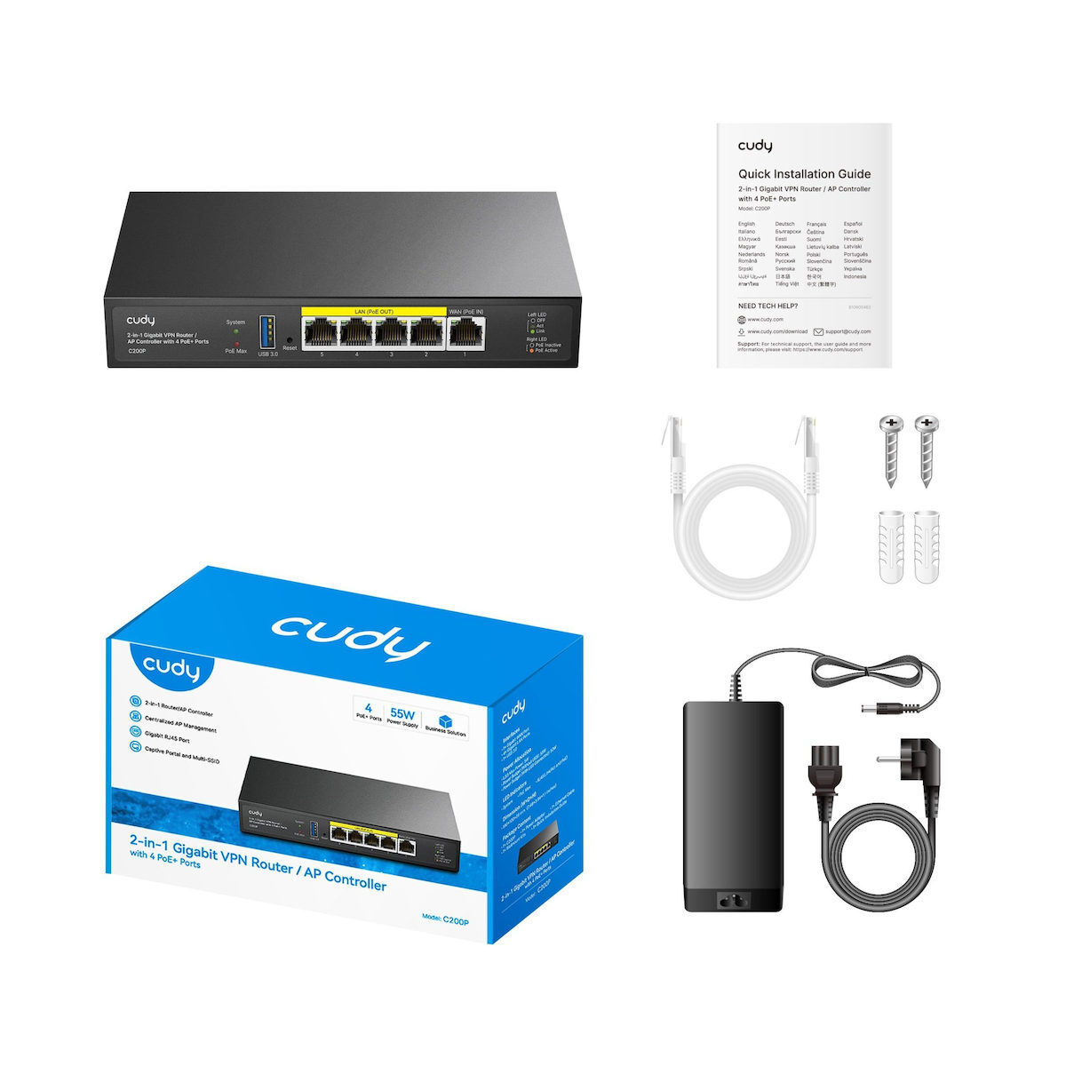 Cudy VPN Router 1τμχ C200P - Image 2