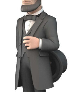 Alternative view of Historical Figures Minix Figure Abraham Lincoln 16th President United States 12 Cm