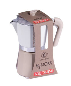 Pedrini Μπρίκι Espresso 6cups Ασημί
