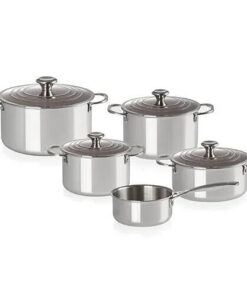 Le Creuset Σετ Μαγειρικά Σκεύη από Ανοξείδωτο Ατσάλι 9τμχ