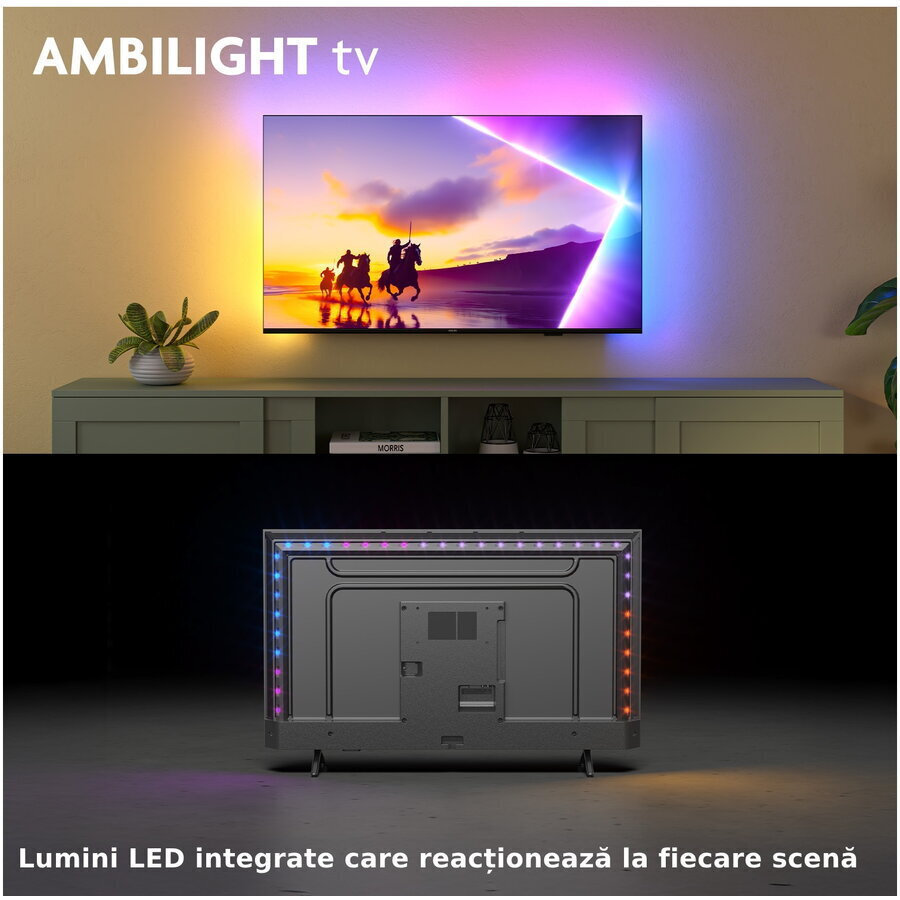 Philips Smart Τηλεόραση 65" 4K UHD QLED PUS8510 HDR (2025) 65PUS8510/12 - Image 2