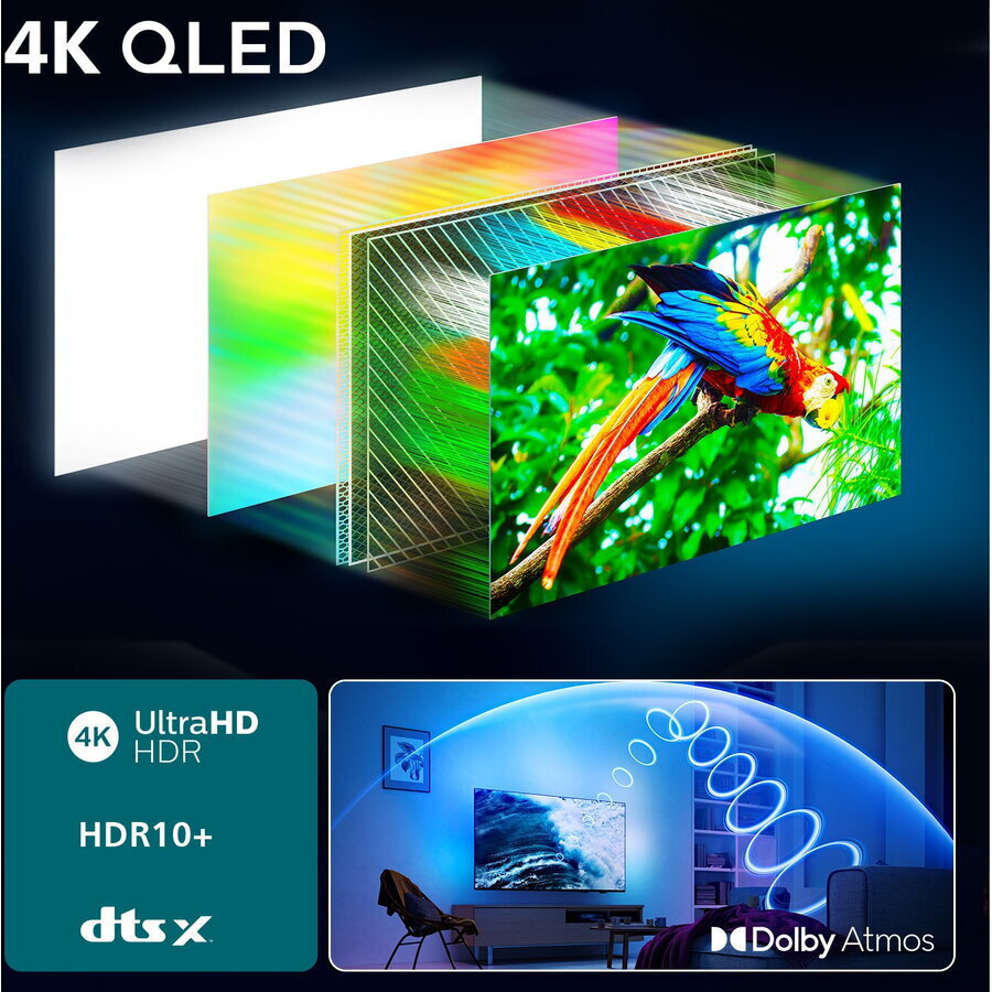 Philips Smart Τηλεόραση 65" 4K UHD QLED PUS8510 HDR (2025) 65PUS8510/12 - Image 5