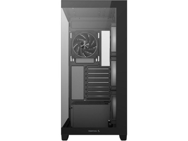 Deepcool CG580 4F V2 Gaming Midi Tower Κουτί Υπολογιστή με Πλαϊνό Παράθυρο και ARGB Φωτισμό Μαύρο - Image 2