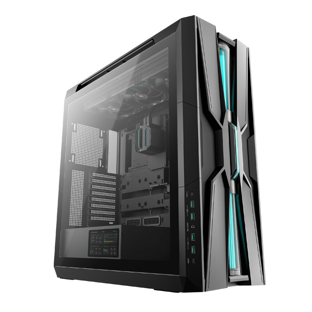 Deepcool Genome III Gaming Full Tower Κουτί Υπολογιστή με Πλαϊνό Παράθυρο και RGB Φωτισμό Μαύρο
