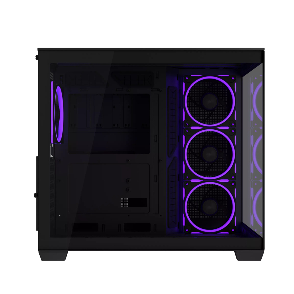 Asus A32 Plus Gaming Midi Tower Κουτί Υπολογιστή με Πλαϊνό Παράθυρο και ARGB Φωτισμό Μαύρο - Image 2