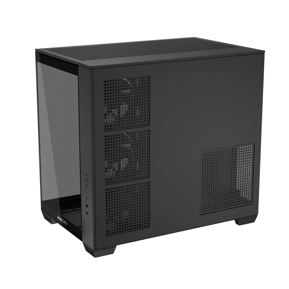 Asus A32 Plus Gaming Midi Tower Κουτί Υπολογιστή με Πλαϊνό Παράθυρο και ARGB Φωτισμό Μαύρο - Image 4