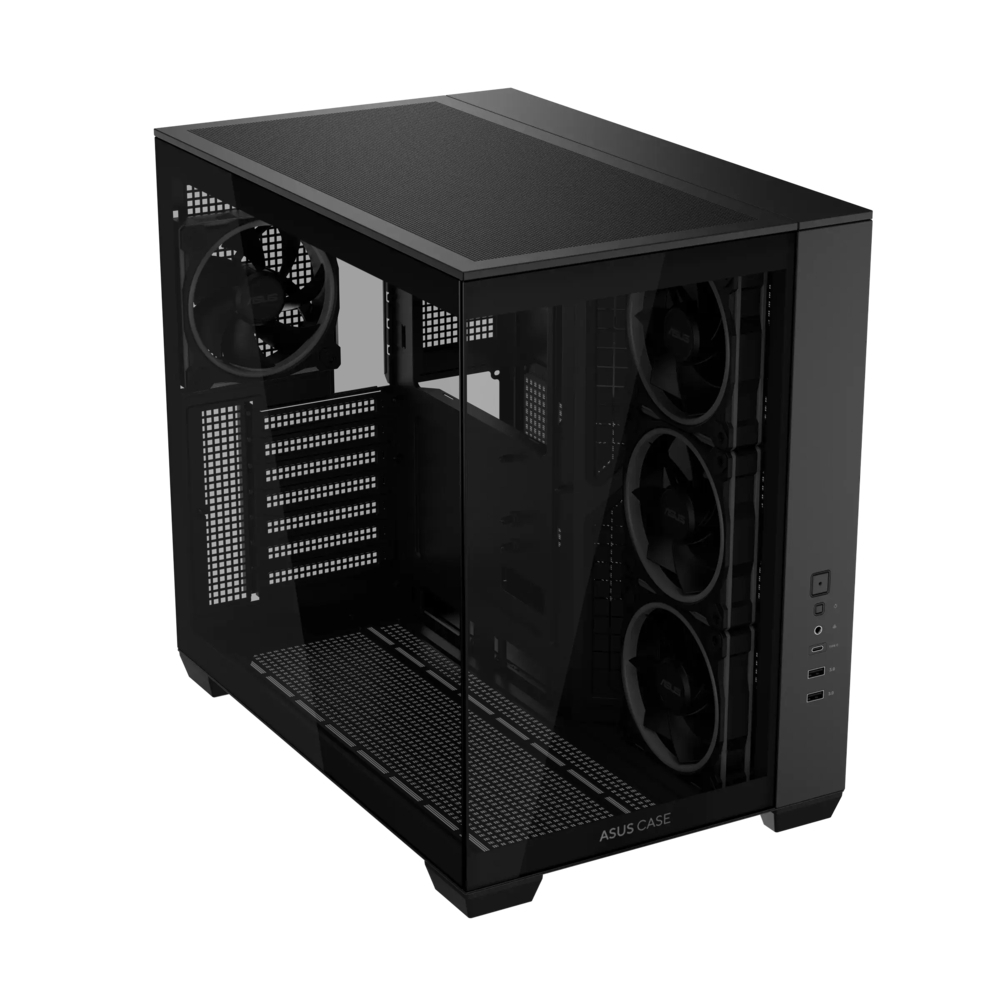 Asus A32 Plus Gaming Midi Tower Κουτί Υπολογιστή με Πλαϊνό Παράθυρο και ARGB Φωτισμό Μαύρο - Image 5