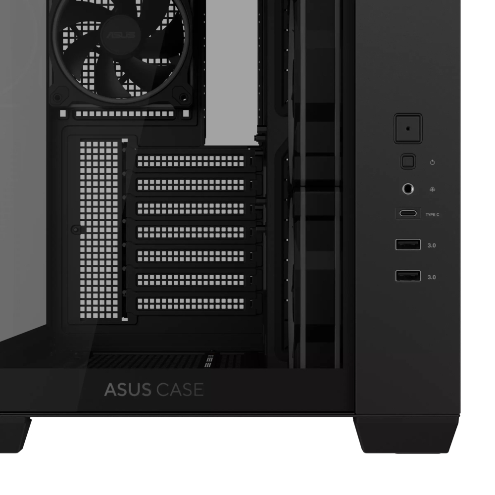 Asus A32 Plus Gaming Midi Tower Κουτί Υπολογιστή με Πλαϊνό Παράθυρο και ARGB Φωτισμό Μαύρο - Image 6
