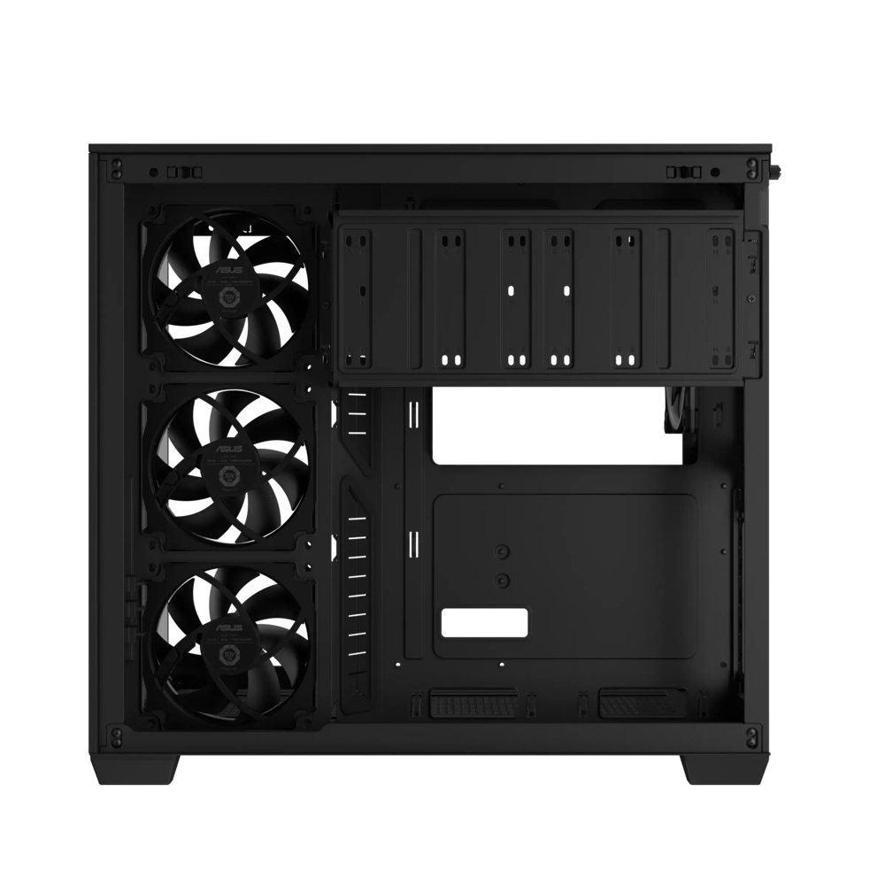Asus A32 Plus Gaming Midi Tower Κουτί Υπολογιστή με Πλαϊνό Παράθυρο και ARGB Φωτισμό Μαύρο - Image 9