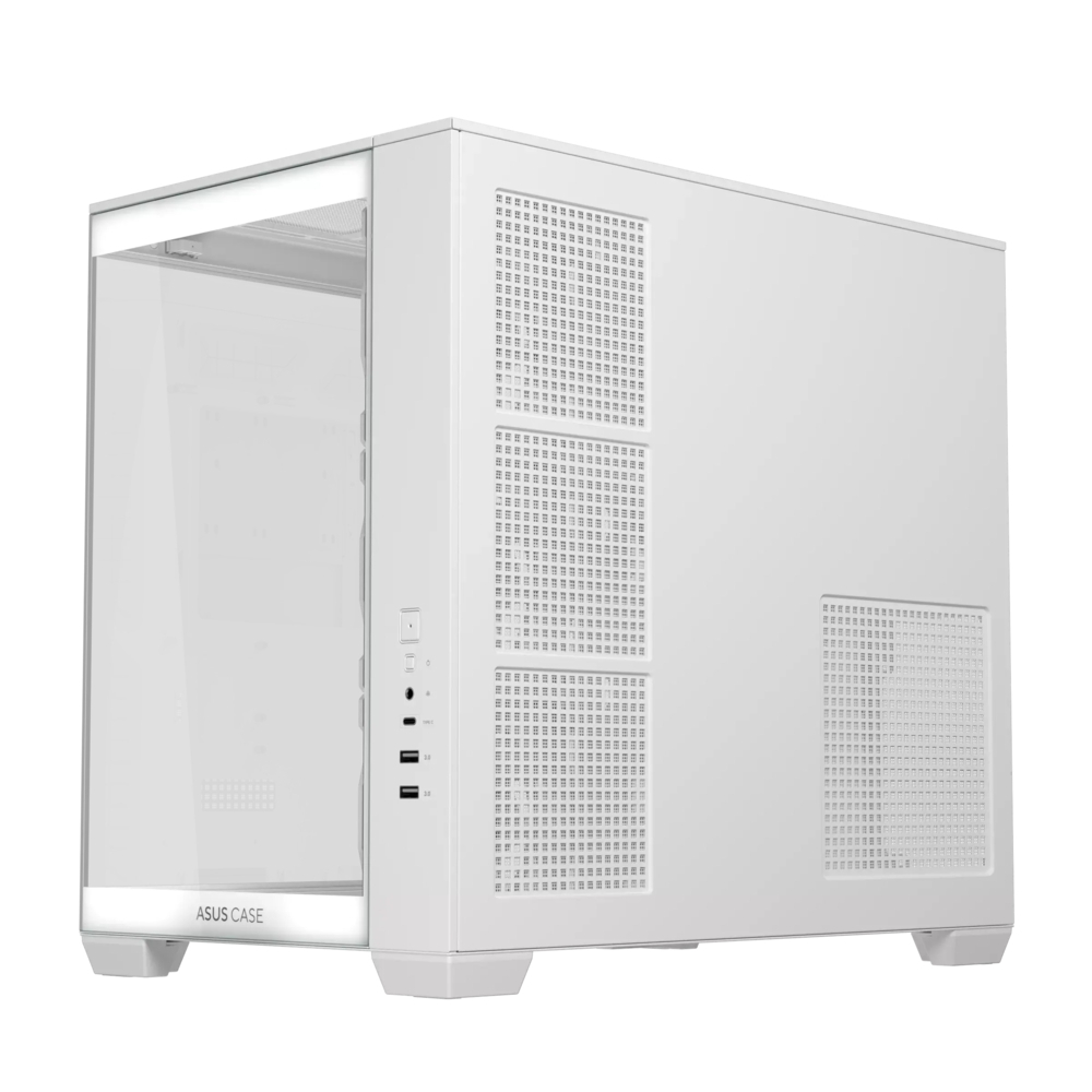 Asus A32 Plus Gaming Midi Tower Κουτί Υπολογιστή με Πλαϊνό Παράθυρο και ARGB Φωτισμό Λευκό - Image 2
