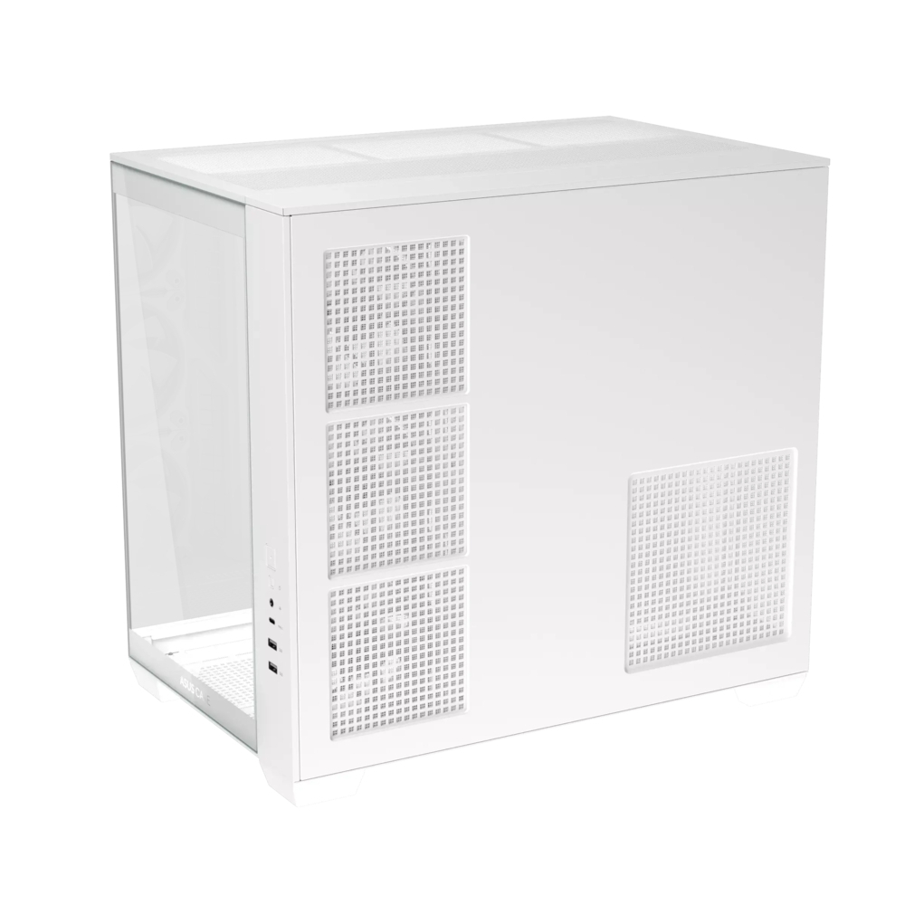 Asus A32 Plus Gaming Midi Tower Κουτί Υπολογιστή με Πλαϊνό Παράθυρο και ARGB Φωτισμό Λευκό - Image 4