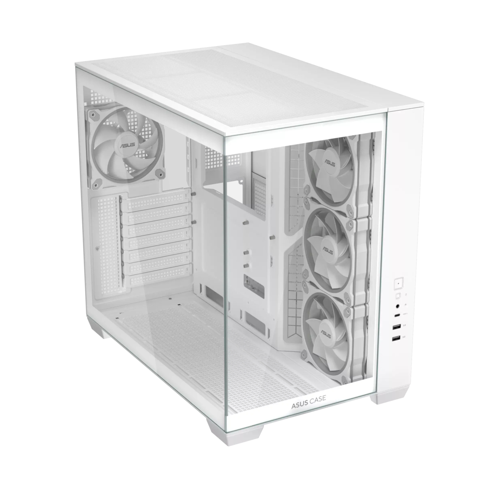 Asus A32 Plus Gaming Midi Tower Κουτί Υπολογιστή με Πλαϊνό Παράθυρο και ARGB Φωτισμό Λευκό - Image 13