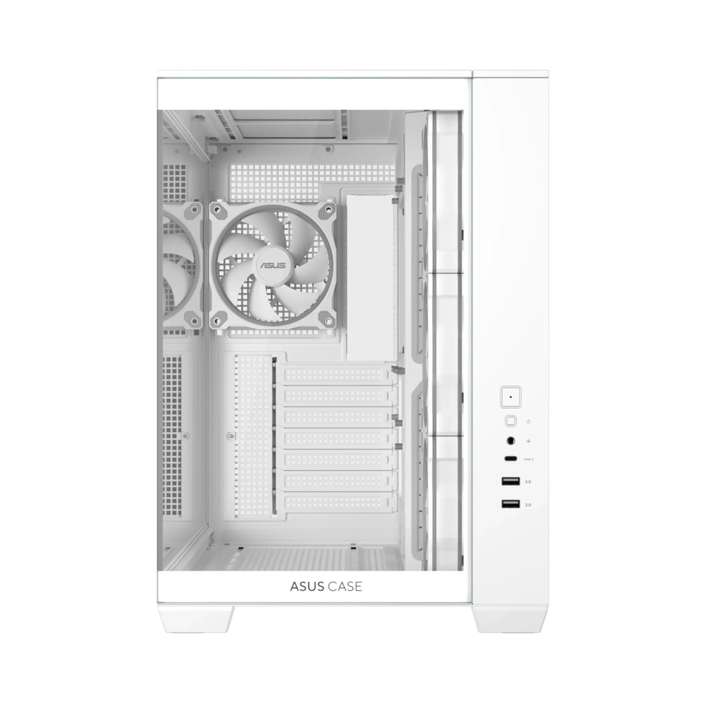 Asus A32 Plus Gaming Midi Tower Κουτί Υπολογιστή με Πλαϊνό Παράθυρο και ARGB Φωτισμό Λευκό - Image 15