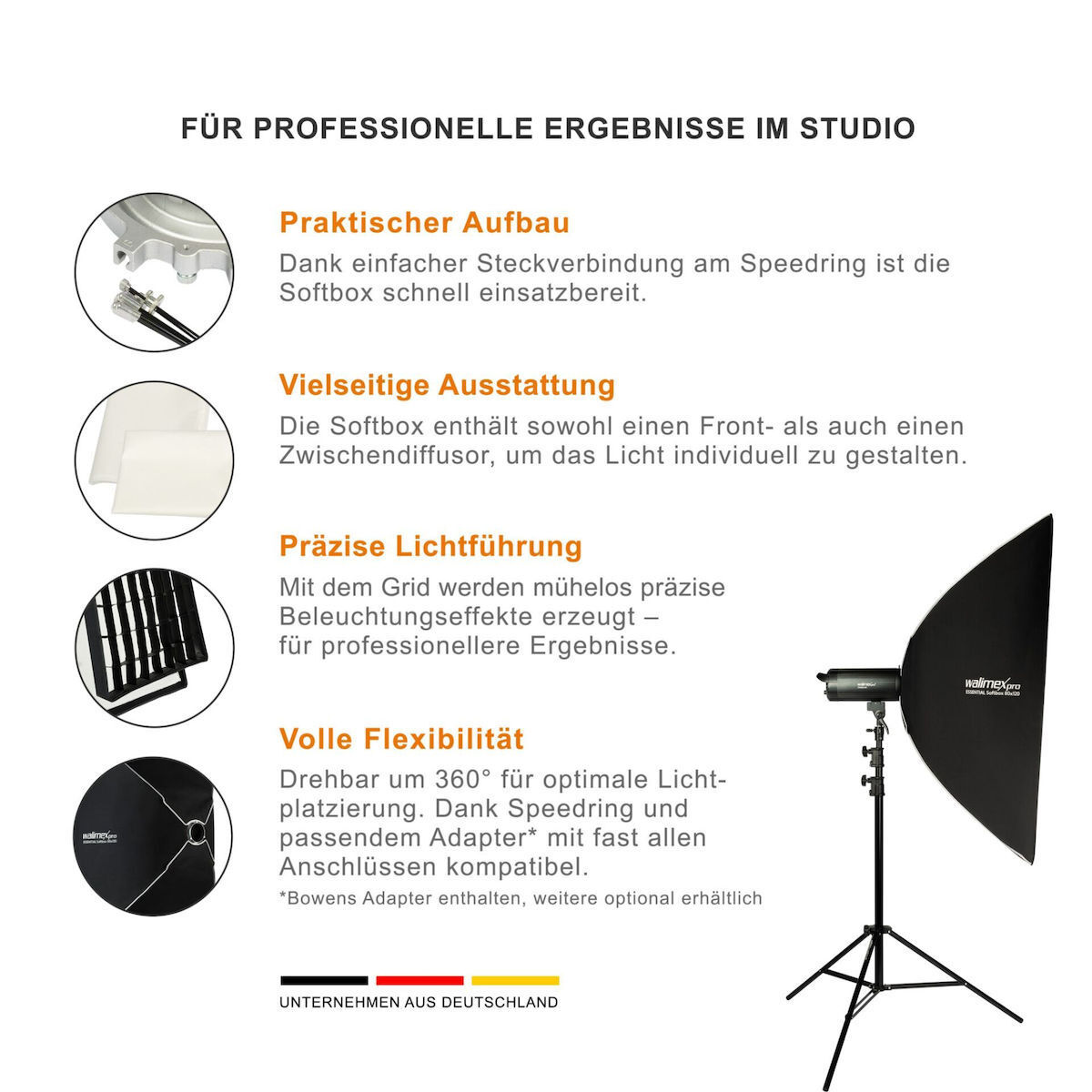 Walimex Pro Softbox Essential 80x120 - Image 2