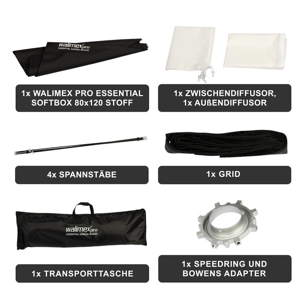 Walimex Pro Softbox Essential 80x120 - Image 4