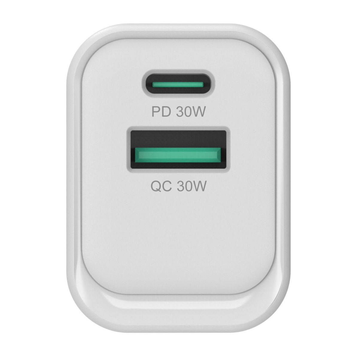 Conceptronic Φορτιστής Χωρίς Καλώδιο GaN με Θύρα USB-A και Θύρα USB-C 33W Power Delivery / Quick Charge 3.0 Λευκός (ALTHEA19W33) - Image 3