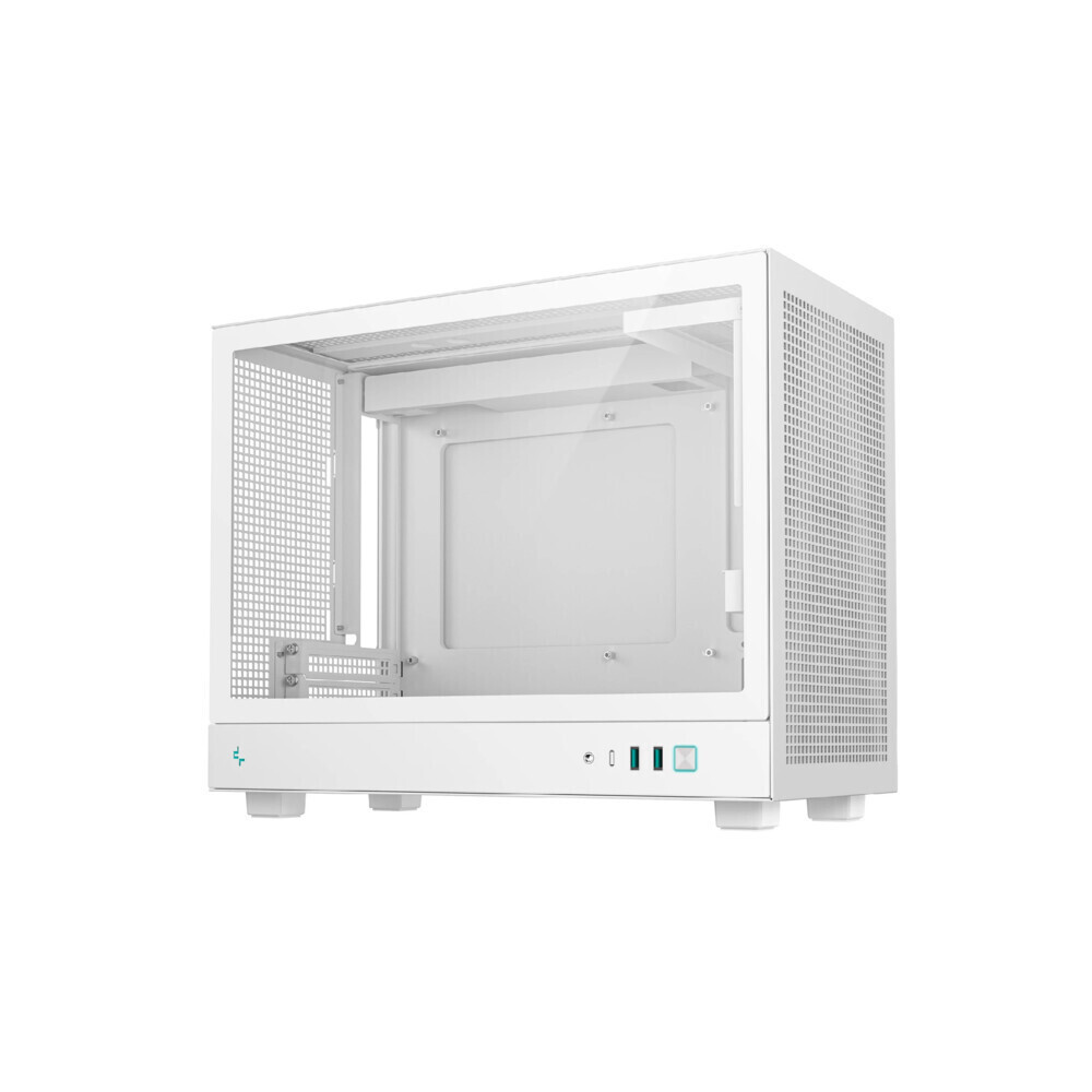 Deepcool CH160 Plus Mini Tower Κουτί Υπολογιστή με Πλαϊνό Παράθυρο Λευκό - Image 3