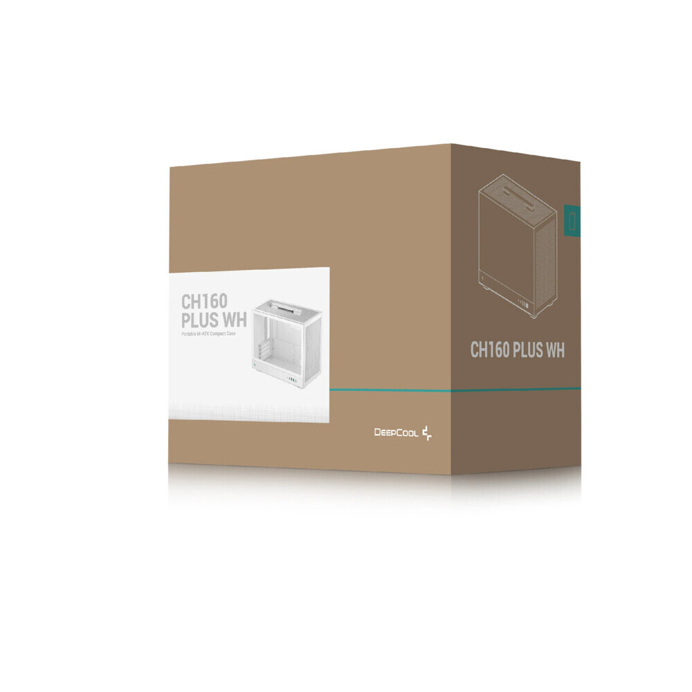 Deepcool CH160 Plus Mini Tower Κουτί Υπολογιστή με Πλαϊνό Παράθυρο Λευκό - Image 8