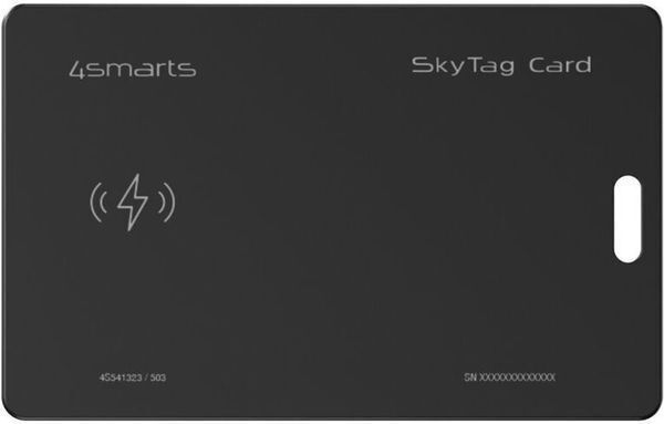 4Smarts SkyTag Card ReCharge Apple Find My Tracker Μαύρο