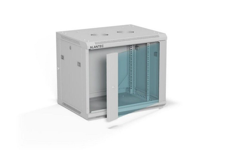 A-LAN Επιτοίχια Καμπίνα Rack 9U Γκρι