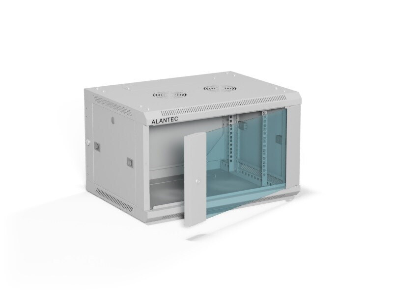 A-LAN Επιτοίχια Καμπίνα Rack 6U Γκρι